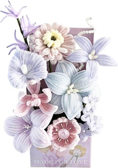 Bloem Pijpenragers - Knutsel Draad - Bloemen Maken - Buigbare Metaalkern - 20 cm Lengte