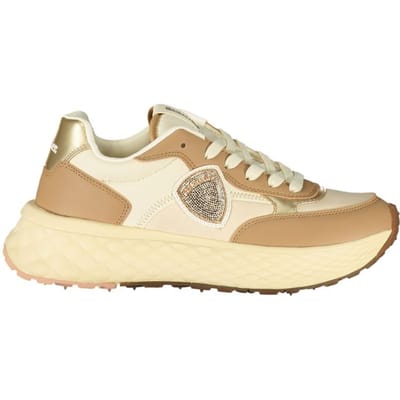 Blauer Bruine Polyurethaan Dames Sneaker
