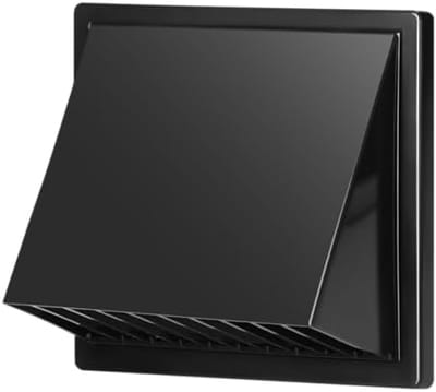 Extern Ventilatierooster met Terugslagklep voor Mechanische Ventilatie - Ø125 mm