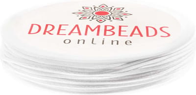 Satijnkoord (1 mm) White (15 Meter)