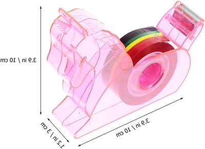 Set van 2 schattige tape dispensers met een eenhoorn ontwerp, praktische en compacte tapehouder voor kantoor, school en thuis, veelzijdige bureauaccessoire voor knutselen en decoratie