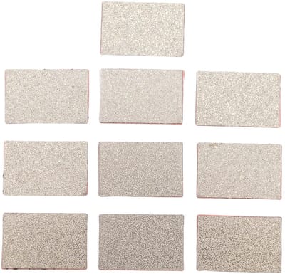 Dailygoods- PEI Plaat 10 Stuks - Flexibele Afdrukkap - Geschikt voor QIDI Plus 4 - Afdrukbed 25x16.4x0.8 mm - PEI Poedercoating - Hoge Temperatuurbestendig - 3D-printplaat
