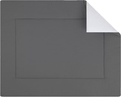BINK Bedding Boxkleed Pique antra (tweeling) 71 x 122 cm