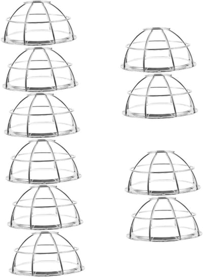 Rookmelder Beschermhoes - Alarm Cover - Veiligheid Thuis - Roestvrij Staal - 10 Delig - Zilver