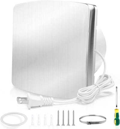Stil Badkamer Ventilator 15 cm - Krachtige Afzuiging voor Badkamer, Keuken en Toilet