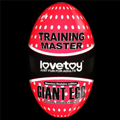 LoveToy - Giant Egg - Masturbator Ei - Rood