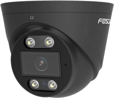 PoE Buitenbeveiligingscamera 5MP met Spotlights en Sirene voor Duidelijke Nachtopnames