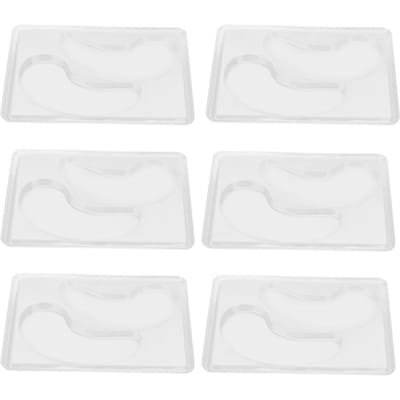 12 stuks DIY Oogmasker Pads Vormen Veilig Gezond Natuurlijk Herbruikbaar Transparant Oogmasker Pads Schaal white