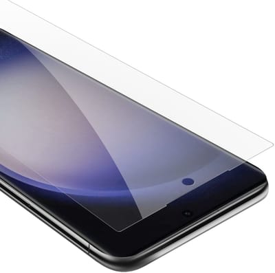 Cadorabo Screenprotector geschikt voor Samsung Galaxy S23 ULTRA - Pantser film Beschermende film in KRISTALHELDER Geharde (Tempered) display beschermglas in 9H hardheid met 3D Touch