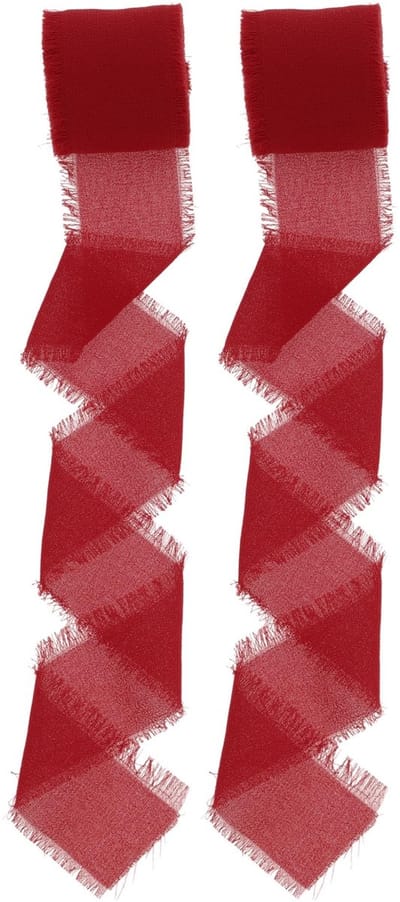 Dailygoods- Cadeaulint 4 cm breed - Decoratief Lint - Geschenkverpakking - 2 Rollen - Duurzaam Polyester - 10 m Lengte - Decoratielint