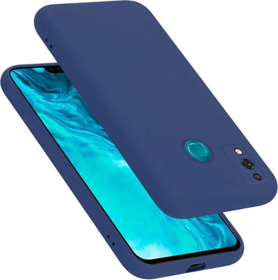 Cadorabo Hoesje geschikt voor Honor 9X LITE in LIQUID BLAUW - Beschermhoes gemaakt van flexibel TPU silicone Case Cover