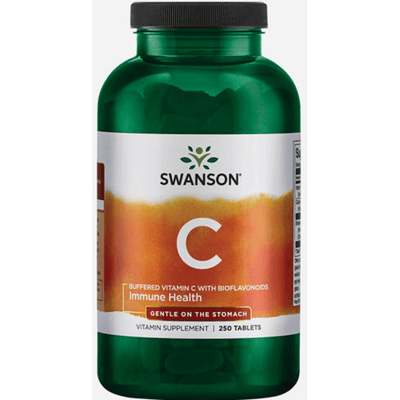 Swanson gebufferde vitamine C met bioflavonoïden 1000 mg 250 stuks (8 maanden)