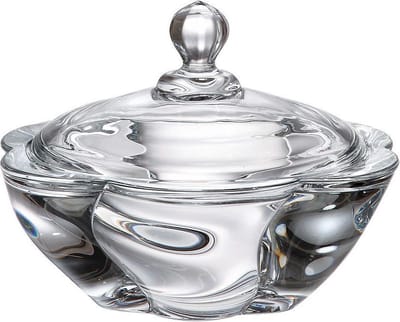 Crystalite Bohemia Barley Twist doos 19.5 cm - schaal met deksel