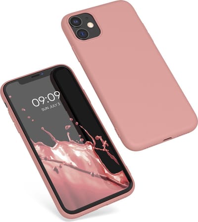 kwmobile telefoonhoesje geschikt voor Apple iPhone 11 - Hoesje voor smartphone - Back cover in winter roze