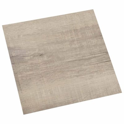 vidaXL - Zelfklevende - Vloerplanken - Oud - hout - 30,5 - x - 30,5 - cm - 20 - st - PVC