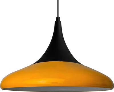 Bamyum Paladin Metalen Hanglamp Ø35cm, Moderne Geel Hanglamp