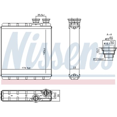 Waterverwarmer NISSENS 707302