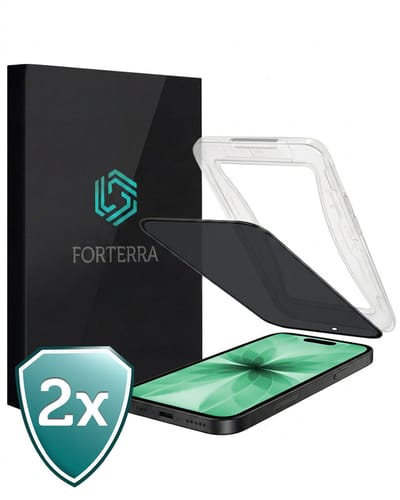 Anti-Gluren Screenprotector 2 Stuks - Geschikt voor Apple iPhone 17 - Met Installatie Kit - Privacy - Beschermglas - Flexibel Glas - Tempered Glass - Screen Protector