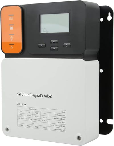 MPPT Solar Laadregelaar - Batterij Oplader - Zonnepanelen Laden - Automatische Aanpassing - 12V 48V - Aluminium