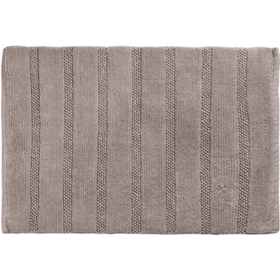 Differnz Stripes Badmat 45x75cm Taupe