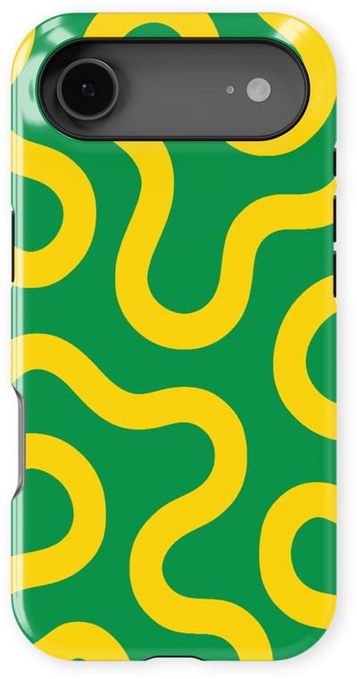 DripCase Motion Flow Tough Hoesje geschikt voor iPhone 17 Air | Backcover met Mag | Trendy Design | Valbescherming | Reggae Flow