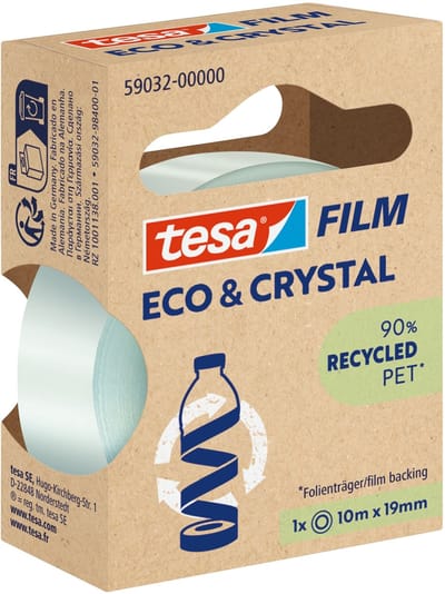Tesa - Plakband eco crystal 59032 19mmx10m tr | 120 stuks