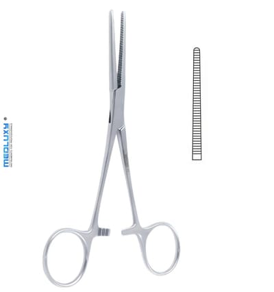 Medluxy - Rochester Pean Arterieklem - Recht - 16 cm (Klemschaar, Verpleegkunde, Artery Forceps)