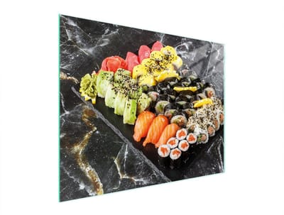 TMK ArtDeko - Snijplank - Glazen Beschermplaat - Geharde UV-bedrukking - 52x40 cm