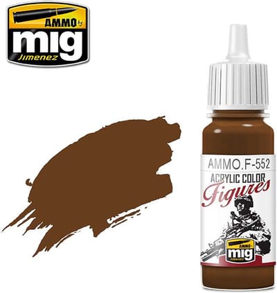 AMMO by Mig Jimenez Hobbyverf Acrylverf - MIG F552 Figure Paints - Red Leather - Acryl - 17ml Verf flesje - 17 ml