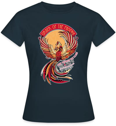 Harry Potter Phoenix Fawkes T-Shirt Dames