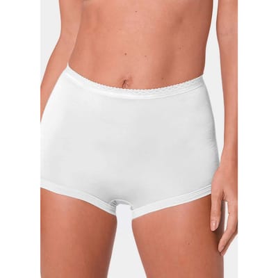Tailleslip van katoen - wit - Gr. 38 van Goldner Fashion
