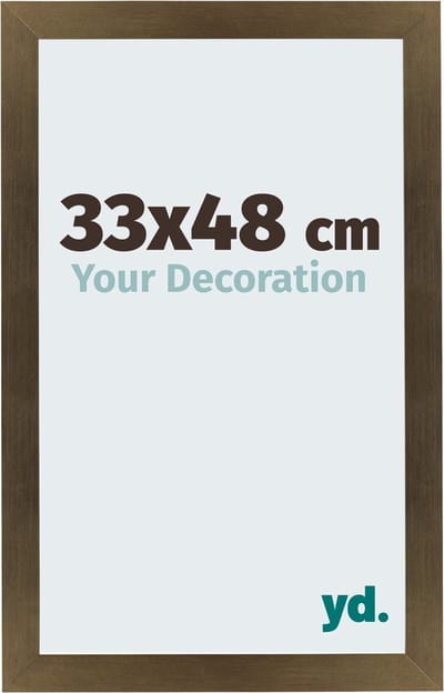 Your Decoration - Fotolijst 33x48 cm - MDF - Brons Decor - Mura