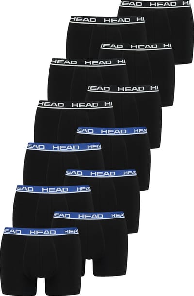 BOXERS Set van 12 stuks Head Basic Boxerbroek voor heren, shorts, ondergoed, ondergoed