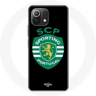 Xiaomi Mi 11 Lite hoesje scp sportieve portugal zwarte achtergrond