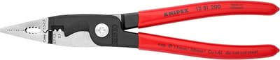 Installatietang - Multitool Tang - Elektrisch Werk - Zes Functies - 200 mm - Zwart