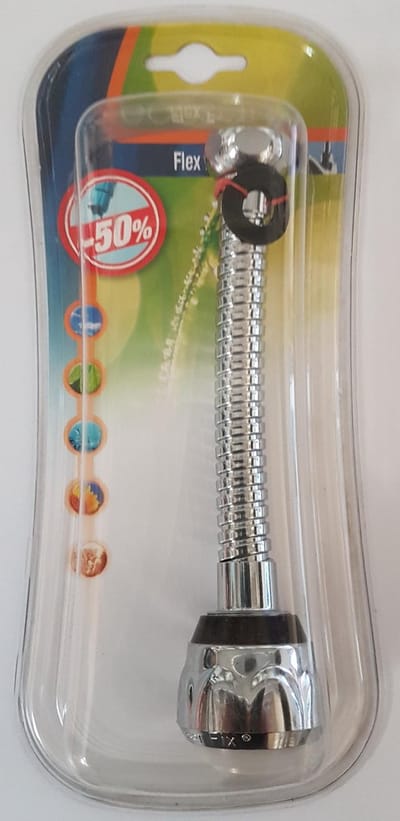 Ecosan flexibele kraanslang met sproeier M22