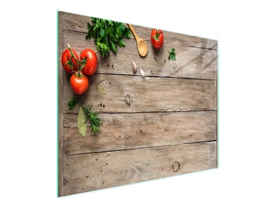 TMK ArtDeko - Snijplank - 52x30 cm - Gehard glas - Siliconen Noppen