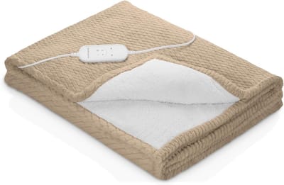 Elektrische Dekens - Verwarmde Deken - Ontspanning en Comfort - 9 Temperatuurstanden - Automatische Uitschakeling - Beige