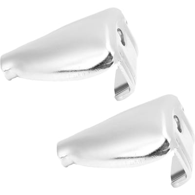 2 Pièces Cosse de Caisse Claire Fer Couleur Chrome Accessoires d'Entretien d'Instrument de Musique WC704 white