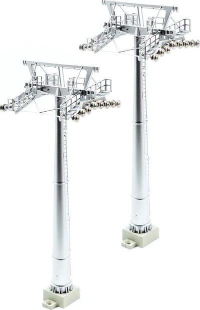 Jägerndorfer - 50500 Kabelbaan Mastenset 16cm H0 Kabelbaan accessoires - 1:87 - Kerstdorp