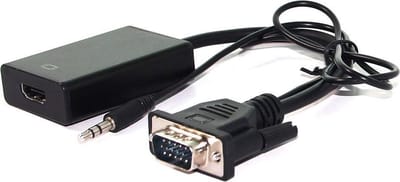 Value VGA + 3,5mm naar HDMI converter - met HDCP - 0,15 meter