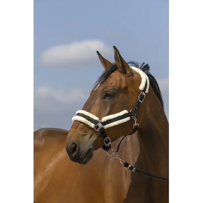 Schapenvacht nylon halster Equithème