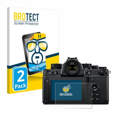 BROTECT - Screenprotector voor Nikon Z F - Folie Beschermfolie transparant 2 Stuks