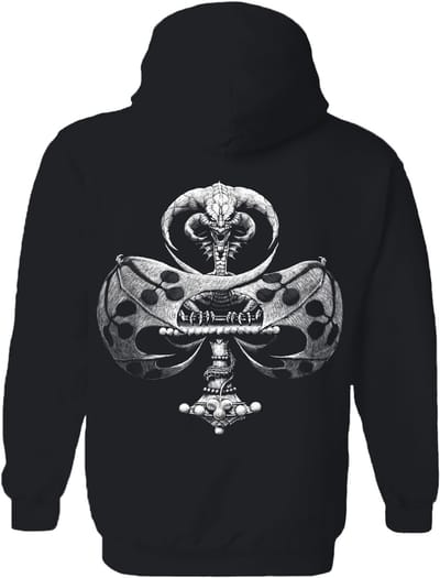 Draak Dragon Of Clubs The Coloured House Hoodie S