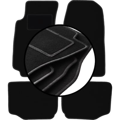 Complete set veloursmatten voor: Ford Granada sedan (1972-1985)