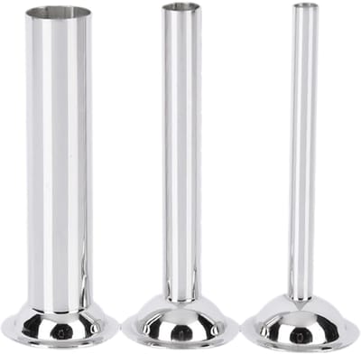 3pcs sausage hoppers - voor sausages Ø 12mm/19mm/32mm - roestvrijstalen worstvulbuizen - voor maat 5 - handmatige of elektrische vleesmolen