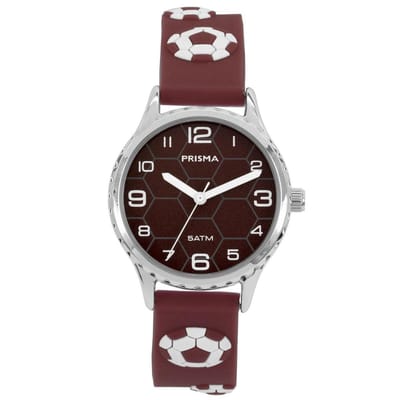 Prisma Horloge CW.353 Kids Voetbal Rood 5 ATM