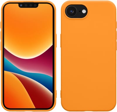 kwmobile telefoonhoesje geschikt voor Apple iPhone 17e / iPhone 16e - Hoesje voor smartphone - Back cover in fruitig oranje