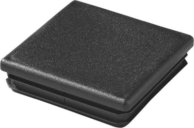 ProPlus Vierkante insteekdop - 60 x 60 mm - zwart - PE materiaal - soepele kwaliteit