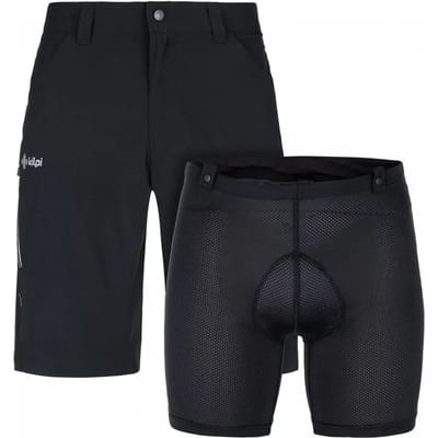 Men's Cycling Shorts Kilpi Trackee-m Black